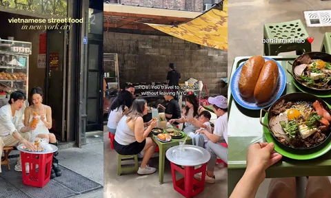 Cứ ngỡ đang ăn sáng ở Việt Nam, hóa ra quán bánh mì chảo này nằm giữa New York