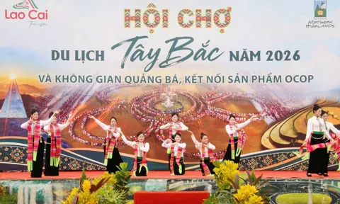 Hội chợ Du lịch Tây Bắc 2026 đưa du khách khám phá văn hóa, thưởng thức đặc sản tại Lào Cai