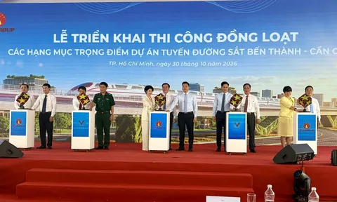 Đường sắt tốc độ cao Bến Thành – Cần Giờ tăng tốc triển khai đồng loạt trên toàn tuyến